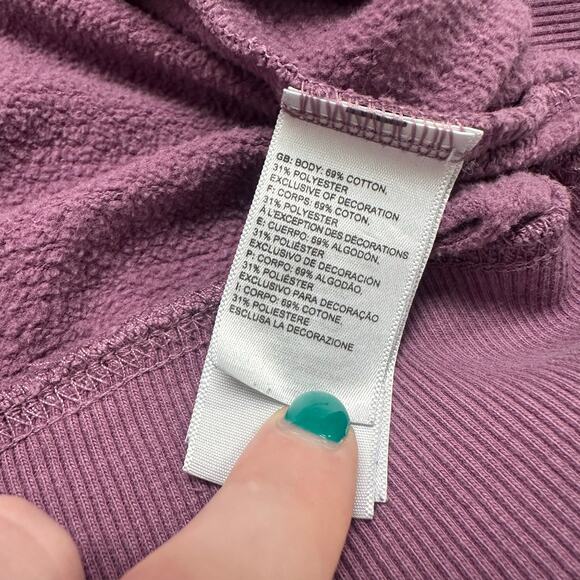 The‎ North Face Never Stop Exploring Purple Mens S Pullover Hoodie Sweatshirt - Picture 5 of 11